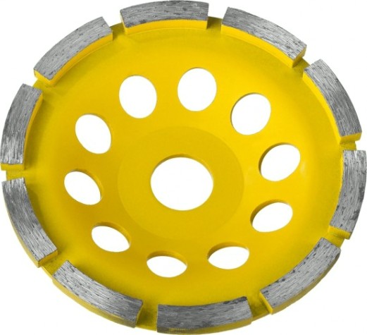 Алмазная чашка STAYER PROFESSIONAL сегментная однорядная, высота 22,2мм, 125мм [33382-125]