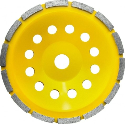 Алмазная чашка STAYER PROFESSIONAL сегментная однорядная, высота 22,2мм, 180мм [33382-180]