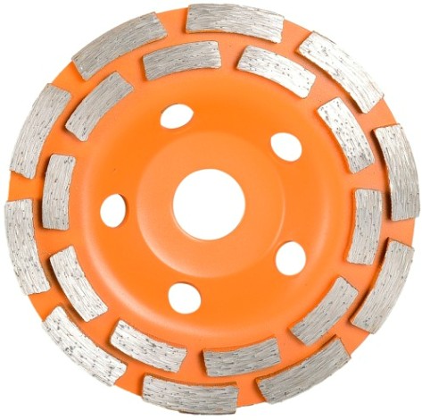 Алмазная чашка ВИХРЬ 125 мм, двухрядная зачистная, [73/10/3/6]