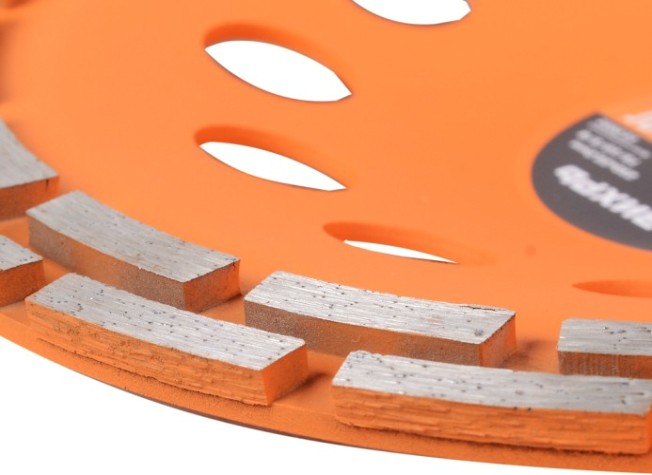 Алмазная чашка ВИХРЬ 230 мм, двухрядная зачистная, [73/10/3/8]