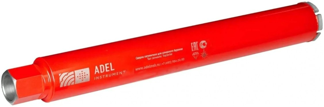 Алмазная коронка для мокрого сверления ADEL INSTRUMENT TopStrike 076/0450.07.1"1/4 [AI-1101200301]