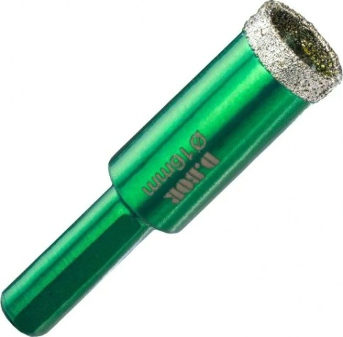 Алмазная коронка для мокрого сверления D.BOR CERAMIC-WET 16*65 мм [D-CER-W-016-00]
