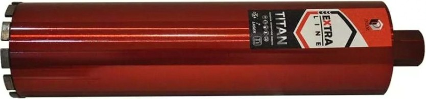 Алмазная коронка для мокрого сверления DIAM САМС 122x450х10x1,1/4UNC Extra Line Titan (железобетон) [313003]