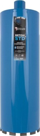 Алмазная коронка для мокрого сверления DIAM САМС 162x450х12x1,1/4UNC Бетон STD [310121]