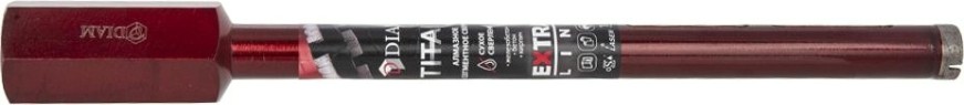 Алмазная коронка для мокрого сверления DIAM САМС 25x450х1x1,1/4UNC Extra Line Titan (железобетон) [313017]