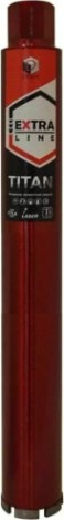 Алмазная коронка для мокрого сверления DIAM САМС 52x450х5x1,1/4UNC Extra Line Titan (железобетон) [313010]