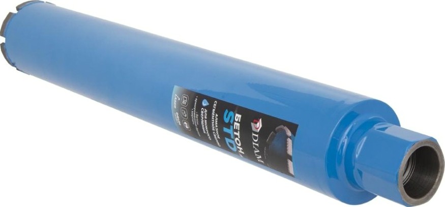 Алмазная коронка для мокрого сверления DIAM САМС 71x450х7x1,1/4UNC Бетон STD [310105]