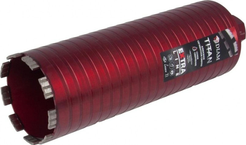 Алмазная коронка для мокрого сверления DIAM САСС 112x300х5x1,1/4UNC Extra Line Titan (арм. бетон)