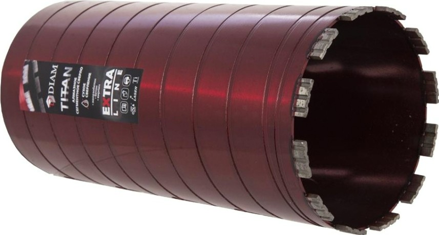 Алмазная коронка для мокрого сверления DIAM САСС 132x300х6x1,1/4UNC Extra Line Titan (арм. бетон) [313029]