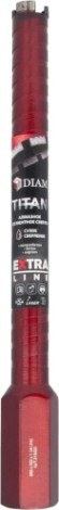 Алмазная коронка для мокрого сверления DIAM САСС 32x300х3x1,1/4UNC Extra Line Titan (арм. бетон) [313020]