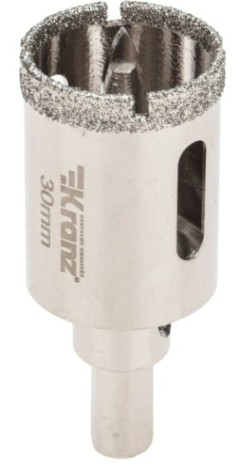 Алмазная коронка для мокрого сверления Kranz KR-92-0010 30мм по керамограниту с центров. сверлом