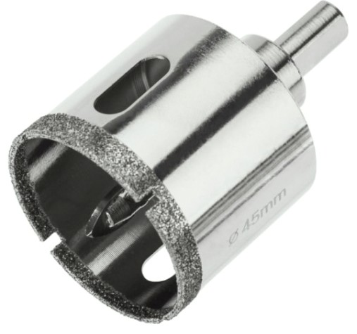 Алмазная коронка для мокрого сверления Kranz KR-92-0013 45мм по керамограниту с центров. сверлом Алмазная коронка для мокрого сверления Kranz KR-92-0013 45мм по керамограниту с центров. сверлом