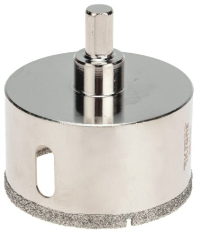 Алмазная коронка для мокрого сверления Kranz KR-92-0019 70мм по керамограниту с центров. сверлом