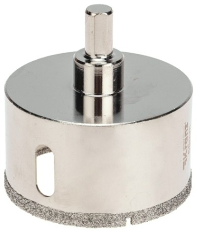 Алмазная коронка для мокрого сверления Kranz KR-92-0020 80мм по керамограниту с центров. сверлом