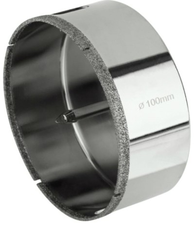 Алмазная коронка для мокрого сверления Kranz KR-92-0021 100мм по керамограниту с центров. сверлом