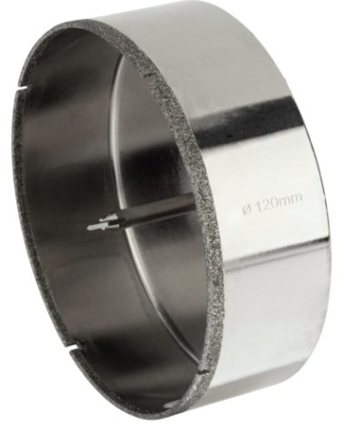 Алмазная коронка для мокрого сверления Kranz KR-92-0023 120мм по керамограниту с центров. сверлом