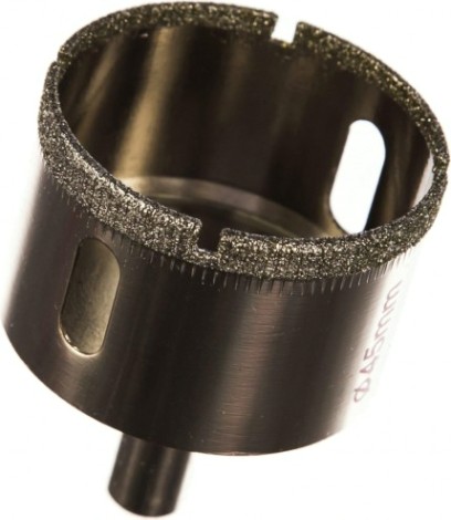 Алмазная коронка для мокрого сверления ПРАКТИКА "Мастер" 45 мм по стеклу и керамике [777-338]