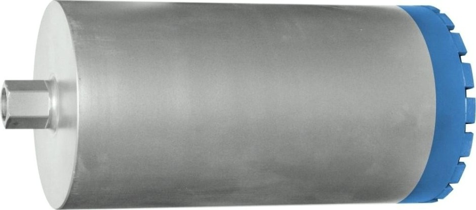 Алмазная коронка для мокрого сверления ПРАКТИКА "Профи" D=200х450мм посадка 1 1/4" бетон, кирпич [917-309]