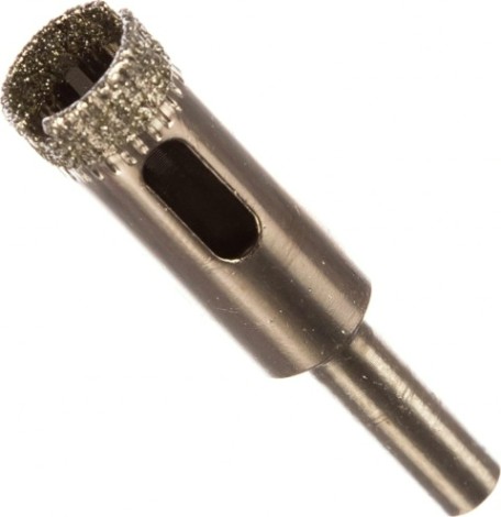 Алмазная коронка для мокрого сверления ПРАКТИКА "Сделай сам" 14мм по стеклу и керамике 14мм (2шт) [777-260]