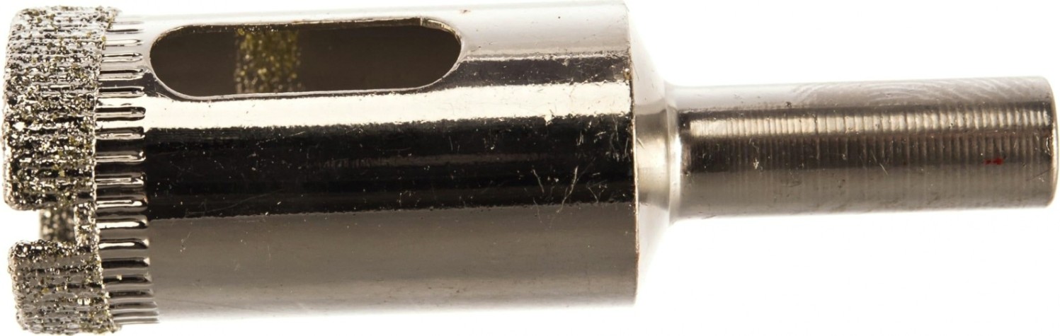 Алмазная коронка для мокрого сверления ПРАКТИКА "Сделай сам" 16мм по стеклу и керамике 16мм (2шт) [777-277]