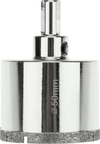 Алмазная коронка для мокрого сверления REXANT с центровочным сверлом 50 мм [92-0014]