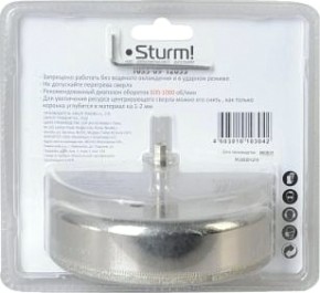 Алмазная коронка для мокрого сверления Sturm 1055-09-12055 по керамике и стеклу