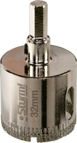 Алмазная коронка для мокрого сверления Sturm 1055-09-3255 по керамике и стеклу Алмазная коронка для мокрого сверления Sturm 1055-09-3255 по керамике и стеклу