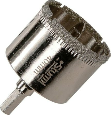 Алмазная коронка для мокрого сверления Sturm 1055-09-4055 по керамике и стеклу