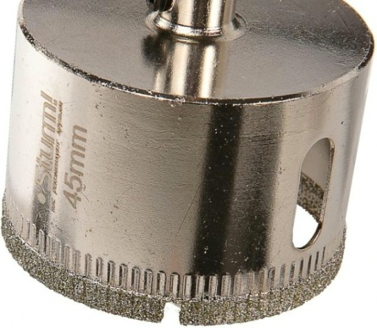 Алмазная коронка для мокрого сверления Sturm 1055-09-4555 по керамике и стеклу