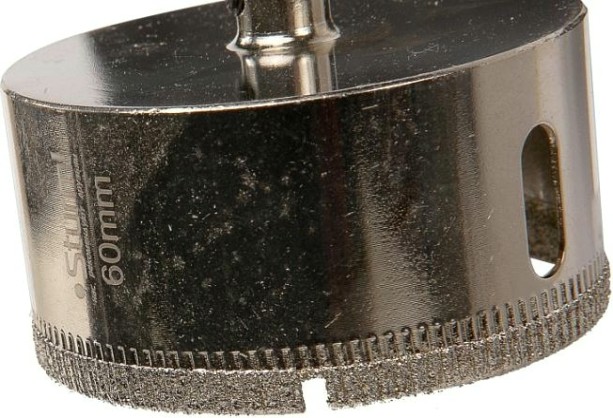 Алмазная коронка для мокрого сверления Sturm 1055-09-6055 по керамике и стеклу Алмазная коронка для мокрого сверления Sturm 1055-09-6055 по керамике и стеклу