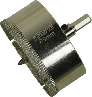 Алмазная коронка для мокрого сверления Sturm 1055-09-6555 по керамике и стеклу