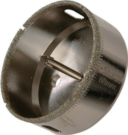 Алмазная коронка для мокрого сверления Sturm 1055-09-6855 по керамике и стеклу Алмазная коронка для мокрого сверления Sturm 1055-09-6855 по керамике и стеклу