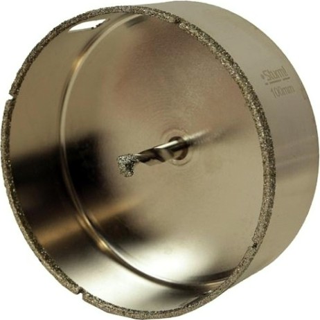 Алмазная коронка для мокрого сверления Sturm 1055-10-10070 по керамограниту 100х70 мм, хвост. с проточками Алмазная коронка для мокрого сверления Sturm 1055-10-10070 по керамограниту 100х70 мм, хвост. с проточками