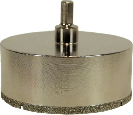 Алмазная коронка для мокрого сверления Sturm 1055-10-10070 по керамограниту 100х70 мм, хвост. с проточками