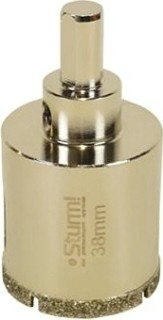 Алмазная коронка для мокрого сверления Sturm 1055-10-3870 по керамограниту 38х70 мм, хвост. с проточками