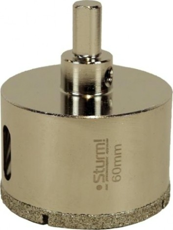 Алмазная коронка для мокрого сверления Sturm 1055-10-5070 по керамограниту 50х70 мм, хвост. с проточками