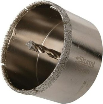 Алмазная коронка для мокрого сверления Sturm 1055-10-6870 по керамограниту 68х70 мм, хвост. с проточками