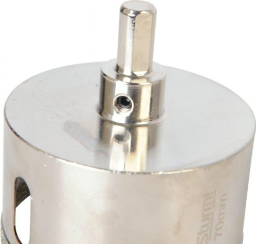Алмазная коронка для мокрого сверления Sturm 1055-10-7070 по керамограниту 70х70 мм, хвост. с проточками