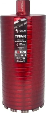 Алмазная коронка для сухого сверления DIAM ВК2 1,1/4 122х300 Extra Line Titan САМС [313028]