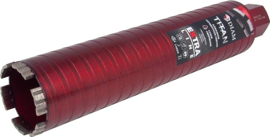 Алмазная коронка для сухого сверления DIAM ВК2 1,1/4 72х300 Extra Line Titan САМС [313024]