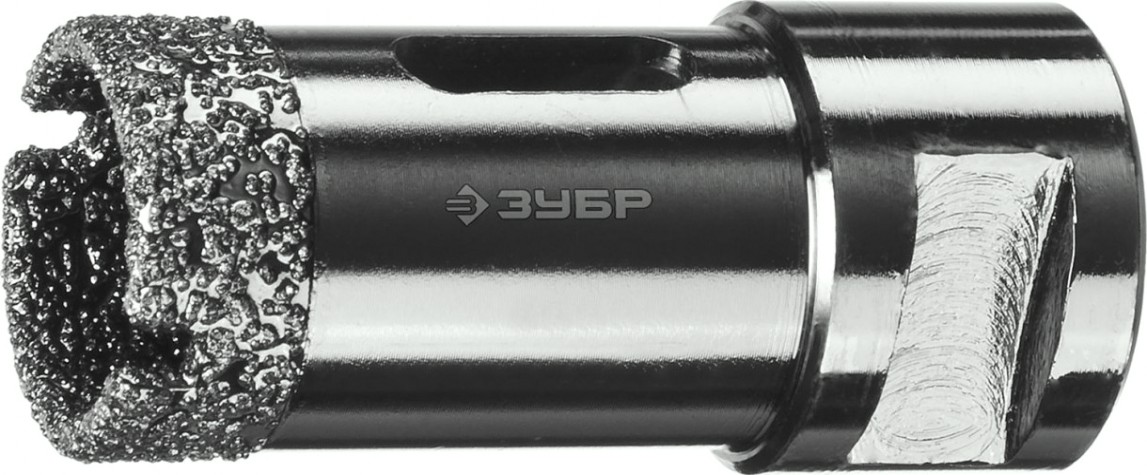 Алмазная коронка для сухого сверления ЗУБР d=25 х 35, M14 Профессионал [29865-25]