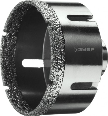 Алмазная коронка для сухого сверления ЗУБР d=83 х 35, M14 Профессионал [29865-83]