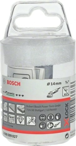 Алмазная коронка X-LOCK BOSCH 14 мм Dry Speed [2608599027]