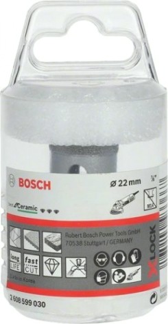 Алмазная коронка X-LOCK BOSCH 22 мм Dry Speed [2608599030]