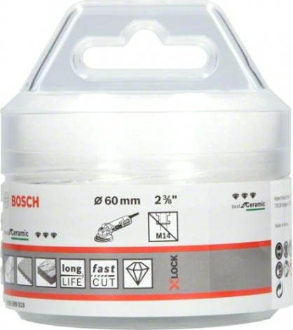 Алмазная коронка X-LOCK BOSCH 60 мм Dry Speed [2608599019]
