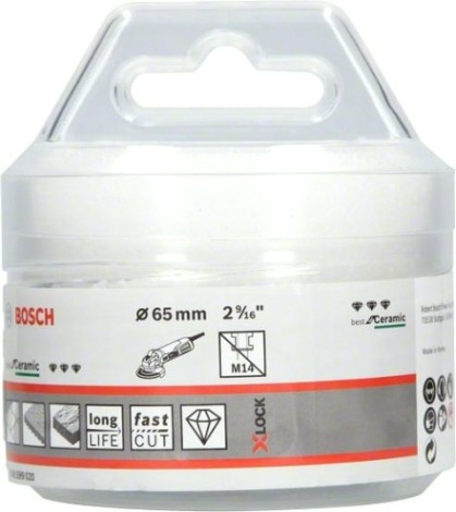 Алмазная коронка X-LOCK BOSCH 65 мм Dry Speed [2608599020]
