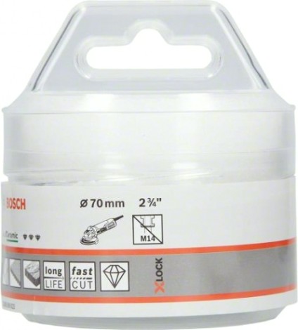 Алмазная коронка X-LOCK BOSCH 68 мм Dry Speed [2608599022]