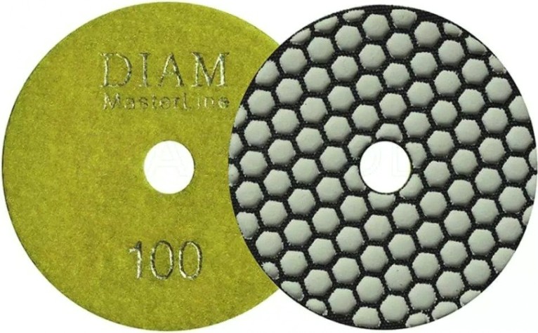 Алмазная тарелка на липучке DIAM АГШК 100*2,0 №100 Master Line (сухая) [000566]
