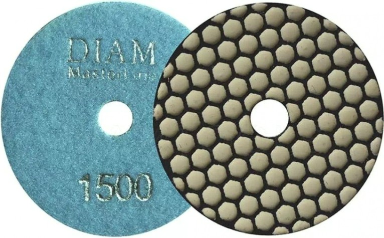 Алмазная тарелка на липучке DIAM АГШК 100*2,0 №1500 Master Line (сухая) [000570]