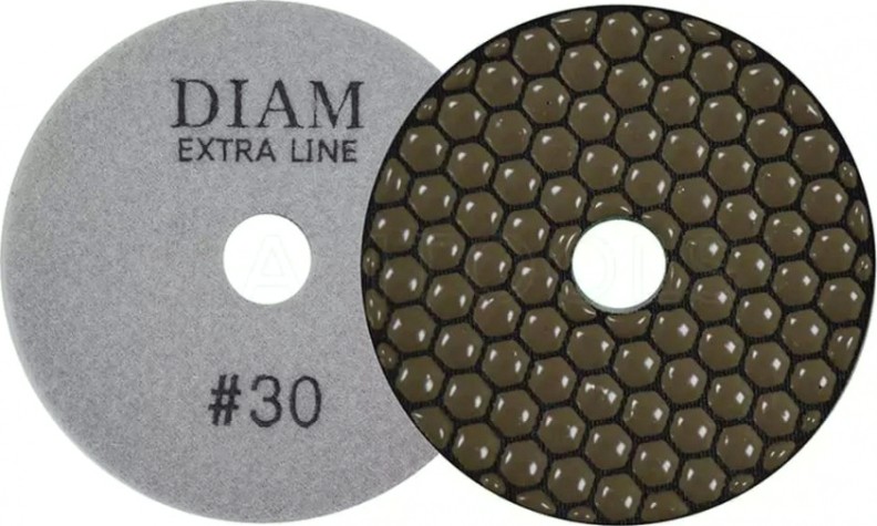 Алмазная тарелка на липучке DIAM АГШК 100*2,0 №30 Extra Line (сухая) [000563]
